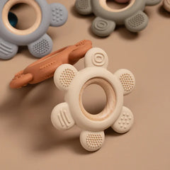 Wooden Ring Silicone Teether