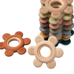 Wooden Ring Silicone Teether