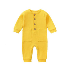 Cotton Newborn Romper with Pocket - BABYSMART