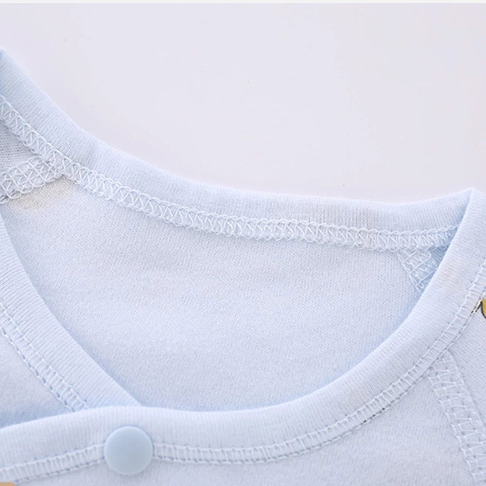 Newborn Cotton Long Sleeve Romper (0 - 3 Months) - BABYSMART