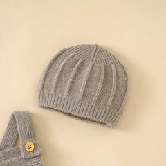 Sleeveless Knitted Baby Romper Set - BABYSMART