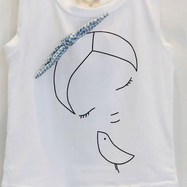 Summer Baby Girls Vest & Shorts Set (0 - 7 Years) - BABYSMART