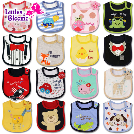 Waterproof Baby Feeding Bibs (Littles&amp;Bloomz)