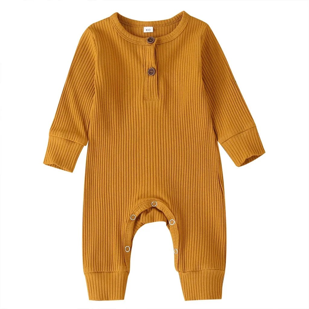 Autumn Newborn Cotton Romper (Long Sleeve) - BABYSMART