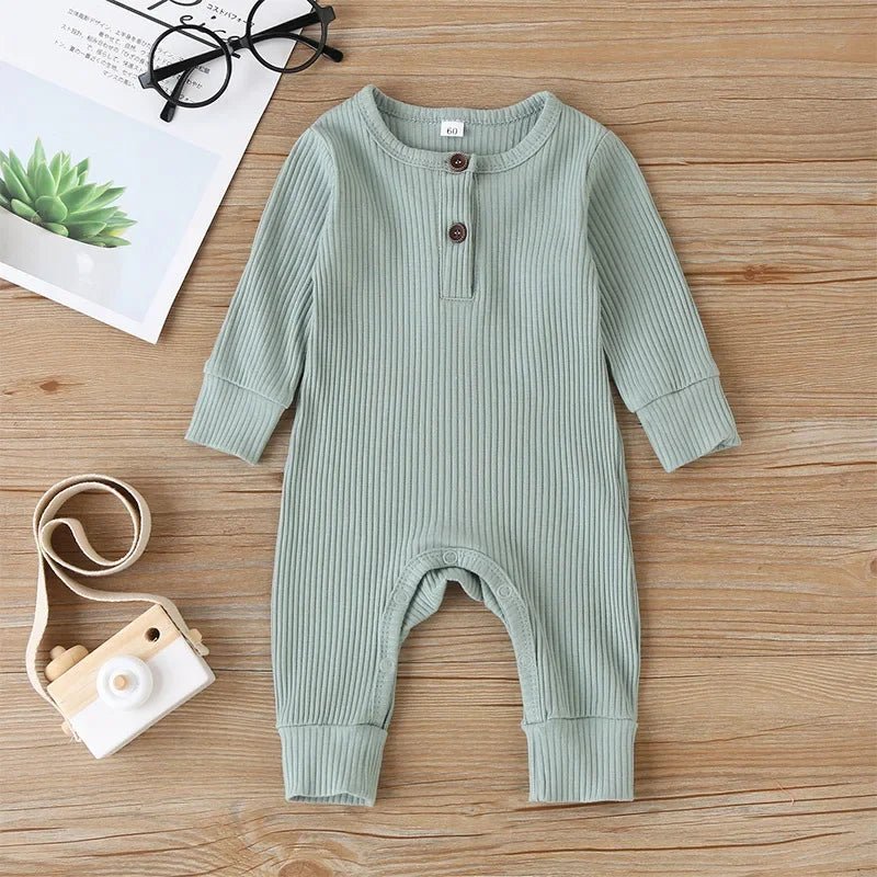 Autumn Newborn Cotton Romper (Long Sleeve) - BABYSMART