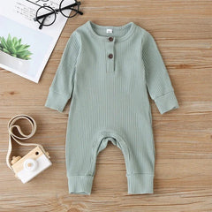 Autumn Newborn Cotton Romper (Long Sleeve) - BABYSMART