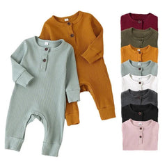 Autumn Newborn Cotton Romper (Long Sleeve) - BABYSMART