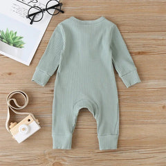 Autumn Newborn Cotton Romper (Long Sleeve) - BABYSMART