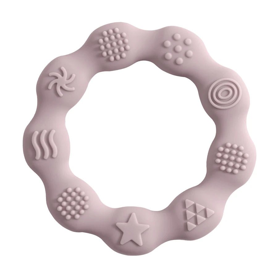 Baby Teether Health Care Molar Toy Tactile Cognition Food Grade Silicone Newborn Grip Teething Toys Baby Shower Gift BPA Free - BABYSMART