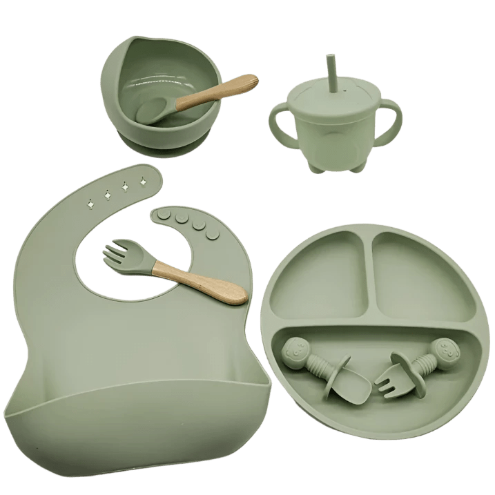 BabySmart™ Children's Silicone Baby Tableware Set - BABYSMART