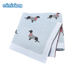 Cartoon Alpaca Baby Blanket - BABYSMART