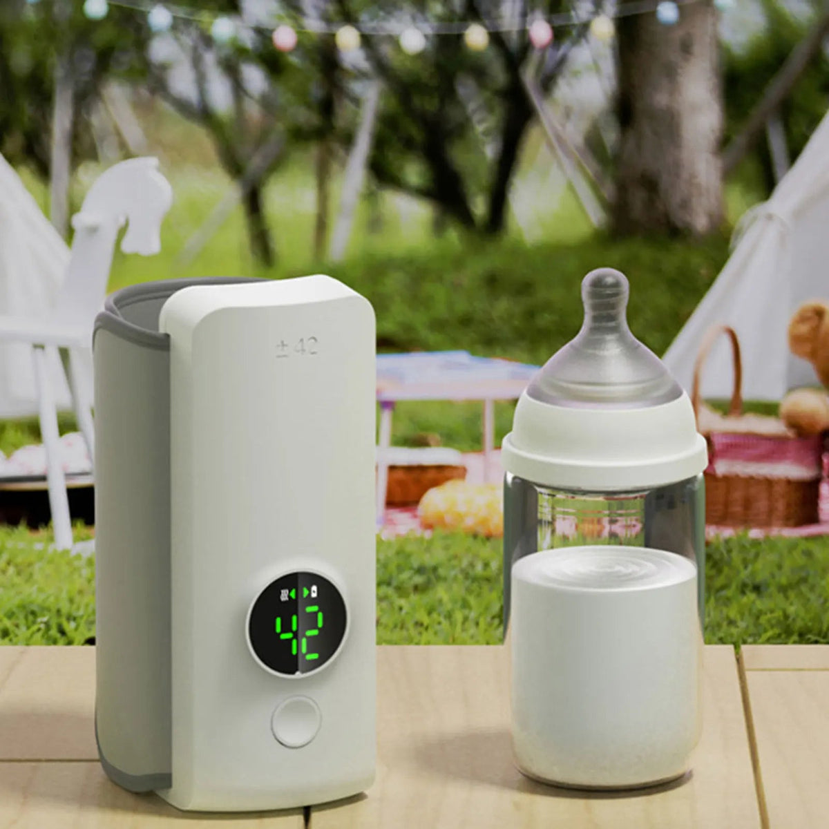 Digital Rechargeable Bottle Warmer - BABYSMART