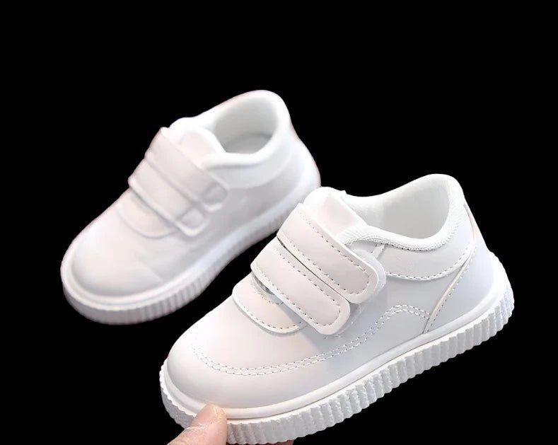 Kids Leather School Sneakers - BABYSMART