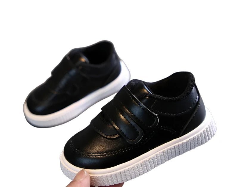 Kids Leather School Sneakers - BABYSMART