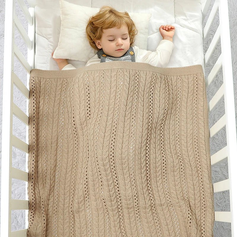 Knitted Baby Blanket - BABYSMART