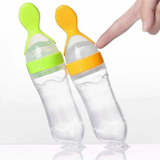 Silicone Baby Spoon Bottle Feeder - BABYSMART